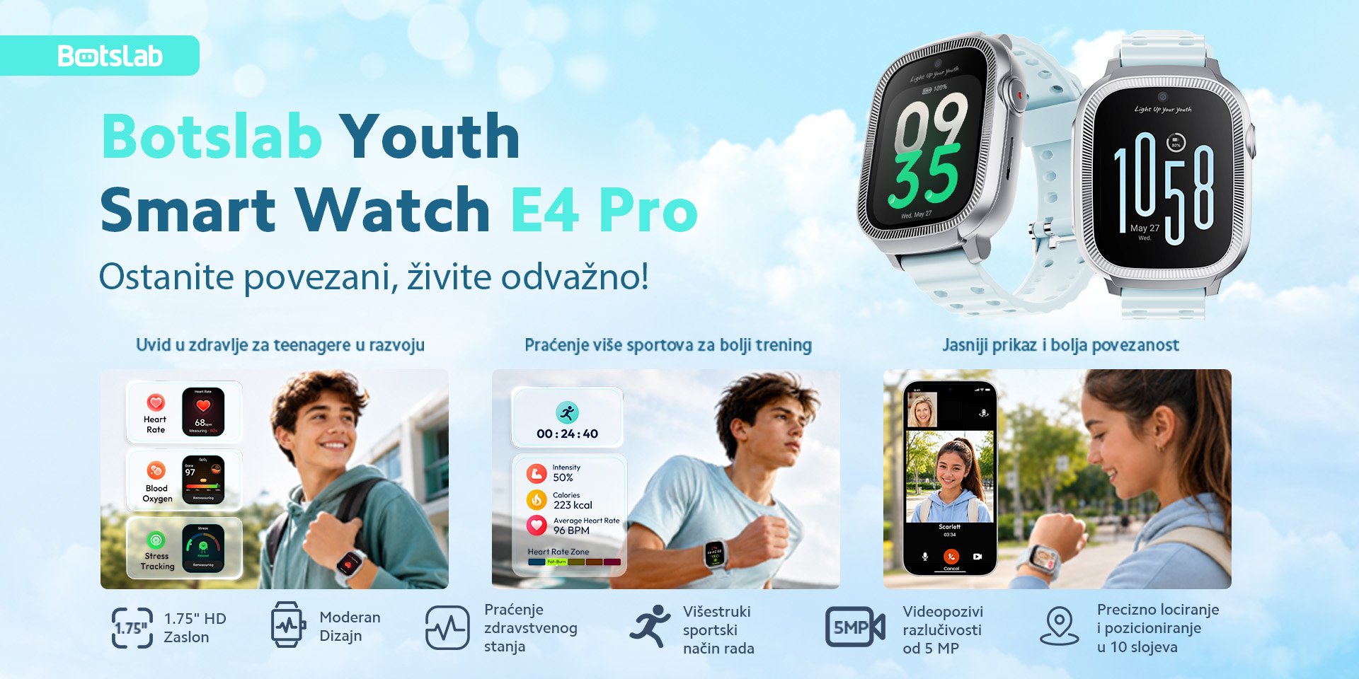 Smart Watch Botslab E4 Pro